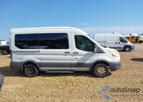2016 Ford Transit Xlt z USA, uszkodzony, nr VIN 1FDZK1CM4GKB46112